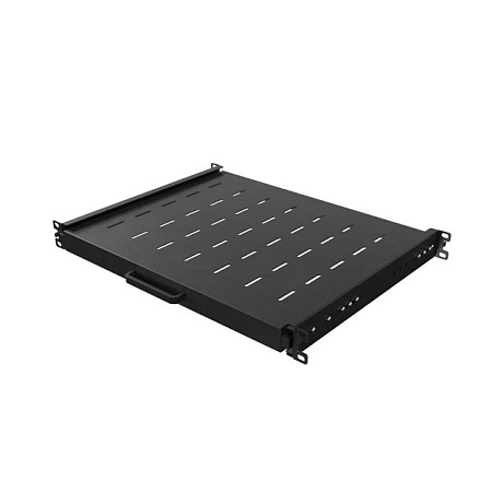 POSUVNÁ POLICE PRO 19" RACKOVÉ SKŘÍNĚ 350MM ČERNÁ