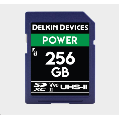 Delkin SD Power 2000X UHS-II U3 (V90) R300/W250 256GB