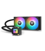 THERMAL TAKE Vodní chladič LA240 ARGB, 2x120mm ARGB, LGA1851, AM5, černá