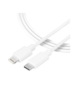 Tactical Smooth Thread Cable USB-C/Lightning 1m White