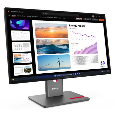 Lenovo ThinkVision/P24Q-40/23,8"/IPS/QHD/120Hz/6ms/Černá/3R