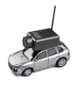 Mini RC auto s kamerou 1/64 stříbrná