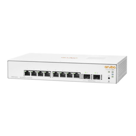 HPE Networking Instant On Switch 8p Gigabit 2p SFP (fanless)  1 9 3 0