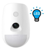 Hikvision DS-PDPC12PF-EG2-WE(B), AX PRO bezdrátový PIRCAM detektor, PET imunita do 30kg, dosah 12m, vějíř, LED přísvit
