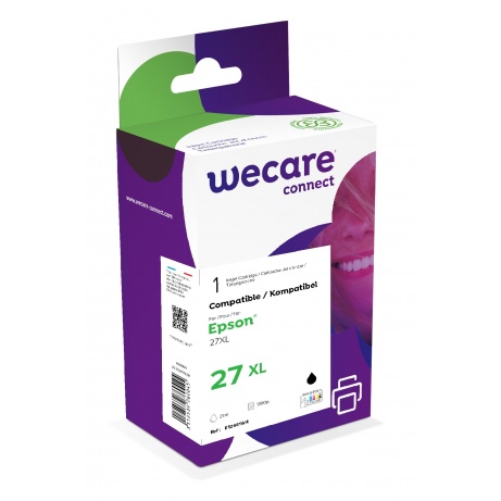 WECARE ARMOR ink kompatibilní s EPSON C13T27114012,černá/black