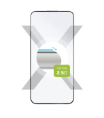 Ochranné tvrzené sklo FIXED Full-Cover pro Apple iPhone 15 Pro, lepení přes celý displej, černé