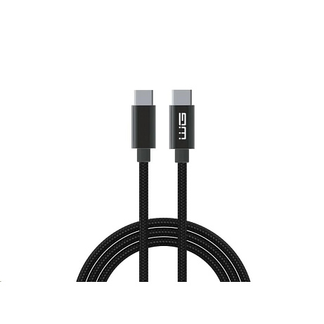 WG - Datový kabel Type-C na Type-C, 50 cm, černá