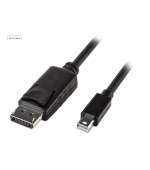 PREMIUMCORD Mini DisplayPort - DisplayPort V1.2 přípojný kabel M/M 1m