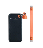 VERBATIM Externí SSD Pocket SSD 2TB, USB-C 3.1, černá/oranžová