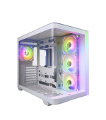 FSP ATX Midi Tower M580-WP/Midi Tower/Transpar./Bílá