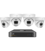 iGET HOMEGUARD HGNVK84804 - kamerový PoE set 2K NVR 8CH + 4x venkovní kamera se zvukem