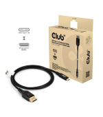 BAZAR - Club3D Kabel USB-C na DisplayPort 2.1, 10K60Hz, DSC1.2, UHBR10, 1m - Poškozený obal (Komplet)