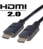 PremiumCord HDMI 2.0 High Speed+Ethernet, zlacené konk., 0,5m