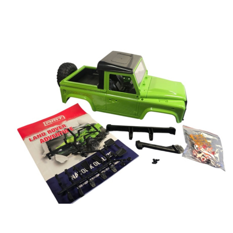 Zelená karoserie pro RC auto RMT LAND ROVER 1/12