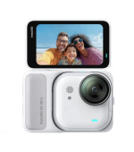 Insta360 GO Ultra miniaturní akční kamera, 4K Ultra HD, 60fps, magnetický systém uchycení, bílá