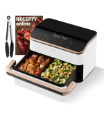 Cosori TF101S Dual blaze TwinFry 10l hozkovzdušná fritéza - bílá