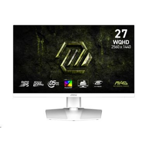 MSI LCD MAG 274QRFW E20, 27", 2560x1440, Rapid IPS, 0,5 ms, VESA 100x100, White