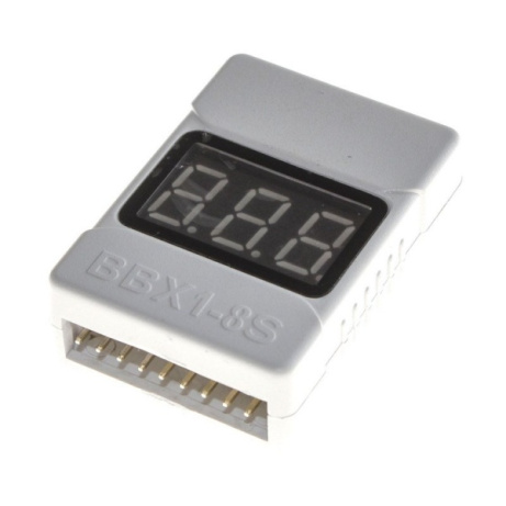 LiPo alarm 2-8S - zvuková signalizace a měřič napětí