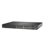 HPE Aruba Networking CX 6200F 24G Class4 PoE 4SFP+ 370W Switch JL725A RENEW