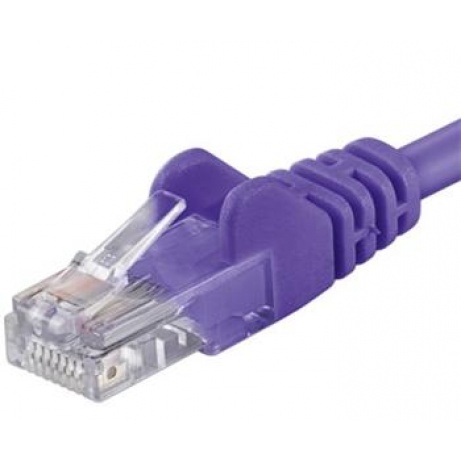 Patch kabel UTP RJ45-RJ45 level 5e 0.25m, fialová