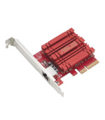 ASUS PCIe Adaptér XG-C100C V3, až 10Gbps, RJ45, červená