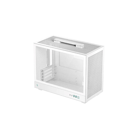 BAZAR - DEEPCOOL Case CH160 PLUS WH, mATX, Průhledná bočnice, bílá - Poškozený obal (Komplet)