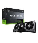 MSI VGA NVIDIA GeForce RTX 5090 32G VENTUS 3X OC, RTX 5090, 32GB GDDR7, 3xDP, 1xHDMI