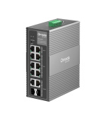 TP-Link OMADA průmyslový switch IES210GPP (8xGbE,2xGbE/SFPcombo,6xPoE+,2xPoE++,240W,DIN,IP40,fanless)