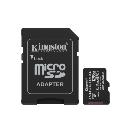 Kingston Industrial/Micro SDXC/128GB/UHS-I U3 / Class 10/+ Adaptér