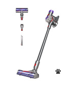 Dyson V8 Advanced silver/nickel tyčový vysavač