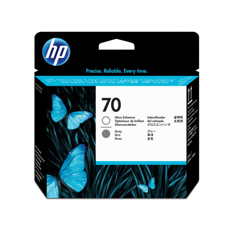 HP 70 Gloss enhancer + Grey DJ Printhead, C9410A