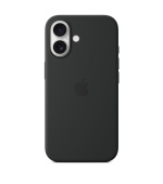 APPLE iPhone 16 Silicone Case with MagSafe - Black