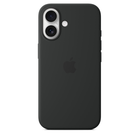 APPLE iPhone 16 Silicone Case with MagSafe - Black