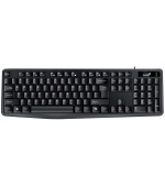 BAZAR - GENIUS klávesnice KB-117, Drátová, Copilot, USB, černá, CZ+SK layout - Poškozený obal (Komplet)