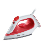 Braun TexStyle 1 SI1019RD napařovací žehlička, 1900 W, rychlé nahřívání, červená