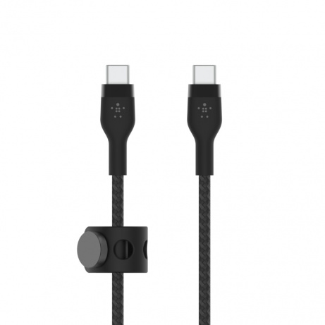 Belkin kabel USB-C s konektorem USC-C,1M černý pletený