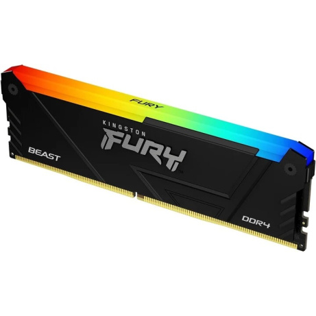 Kingston FURY Beast/DDR4/128GB/3200MHz/CL16/4x32GB/RGB/Black