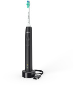Philips HX3671/14 Sonicare 3100, zubní kartáček, pro dospělé, 31000 kmitů/min, časovač, tlakový senzor, indikátor, černý