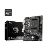 BAZAR - MSI MB Sc AM4 A520M-A PRO, AMD A520, 2xDDR4, m-ATX - Po opravě (Bez příšlušenství)