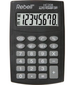 REBELL kalkulačka - HC208 - černá