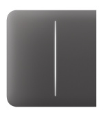 Ajax  SideButton (2-gang) - Boční dvou tlačítko, šedá