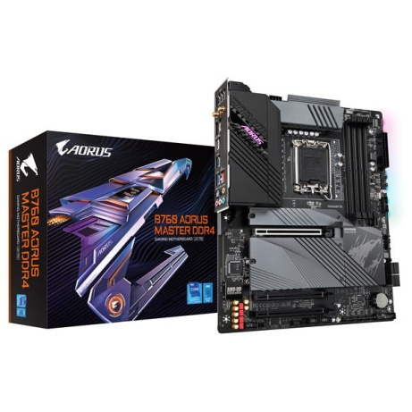 GIGABYTE MB Sc LGA1700 B760 AORUS MASTER DDR4, Intel B760, 4xDDR4, 1xDP, 1xHDMI, WI-FI