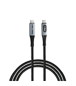 VERBATIM Kabel USB4 Sync & Charge, 240W, s displejem, 120cm
