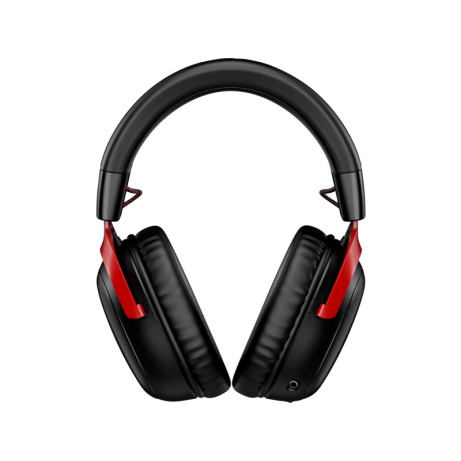 HP HyperX Cloud III/USB-C/Drát/USB/Bezdrát/Černá-červená