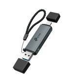 TP-Link UA430D USB 3.0 Type-C & Type-A to SD & microSD 3.0 Adapter