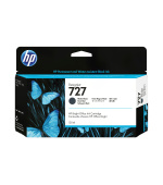 HP 727 Black Mate Ink Cart, 130 ml, B3P22A