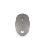 Natec optická myš HARRIER 2/1600 DPI/Kancelářská/Optická/1 600 DPI/Bezdrátová Bluetooth/Bílá-šedá