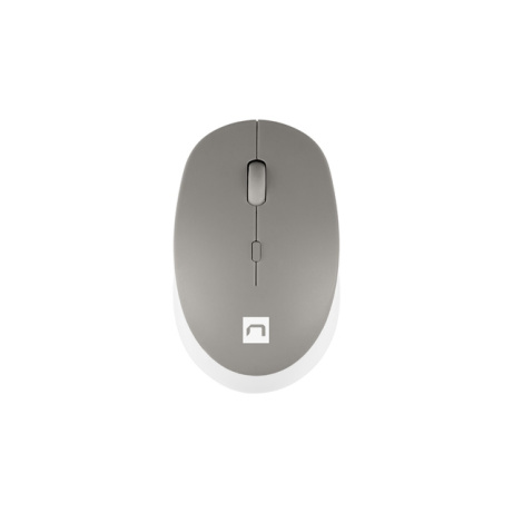 Natec optická myš HARRIER 2/1600 DPI/Kancelářská/Optická/1 600 DPI/Bezdrátová Bluetooth/Bílá-šedá