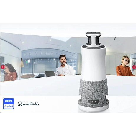 RICOH MEETING 360 V2 3-in-1, 360° P-n-P Conference Cam/Mic/Speaker, 1920x1080, 3.6m/6m Video/Audio
