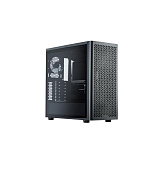 BAZAR - Cooler Master case Elite 502 Lite, Průhledná bočnice, ATX, 1x 120mm Fan, černá - Poškozený obal (Komplet)